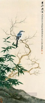Chang dai chien bird in Spring old China ink birds Oil Paintings